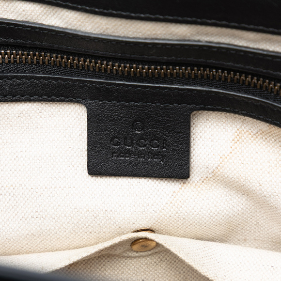 Pre-Loved Gucci Patent Bright Bit Satchel - Picture 6 of 7